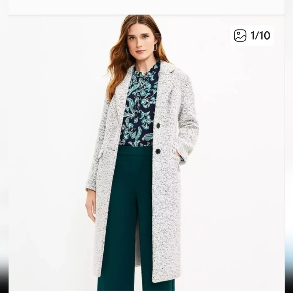 LOFT Boucle Textured  Coat‎